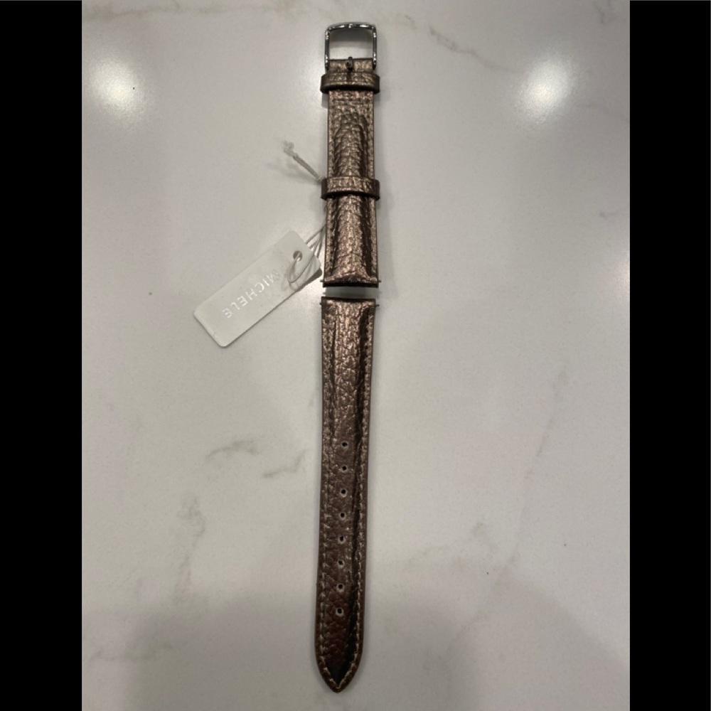 Michele Antique Gold Watch Band Strap